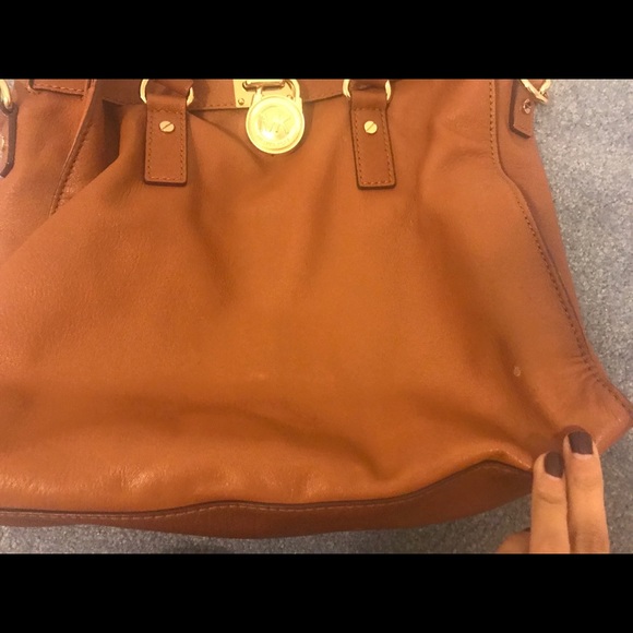 PRICE DROP! Michael Kors Hamilton Satchel in Brown - Picture 6 of 6